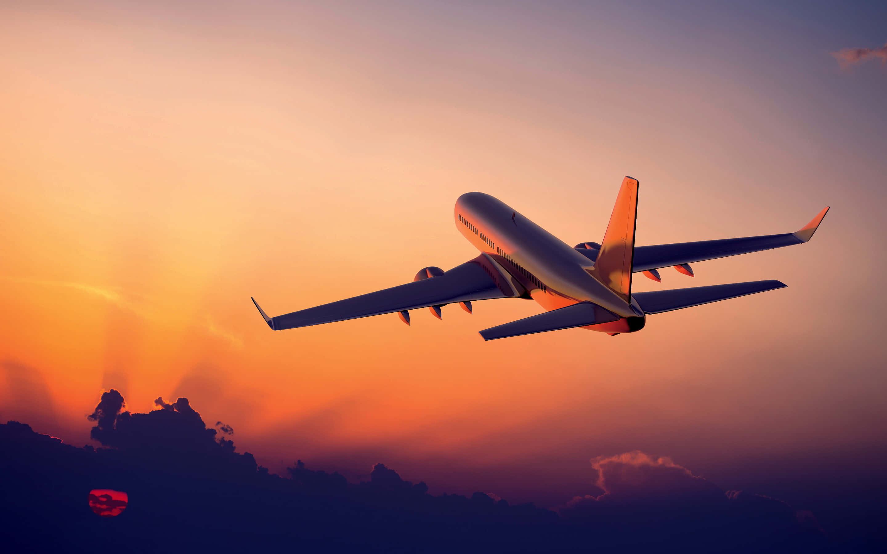 Vuelo Estética Naranja Fondos de pantalla