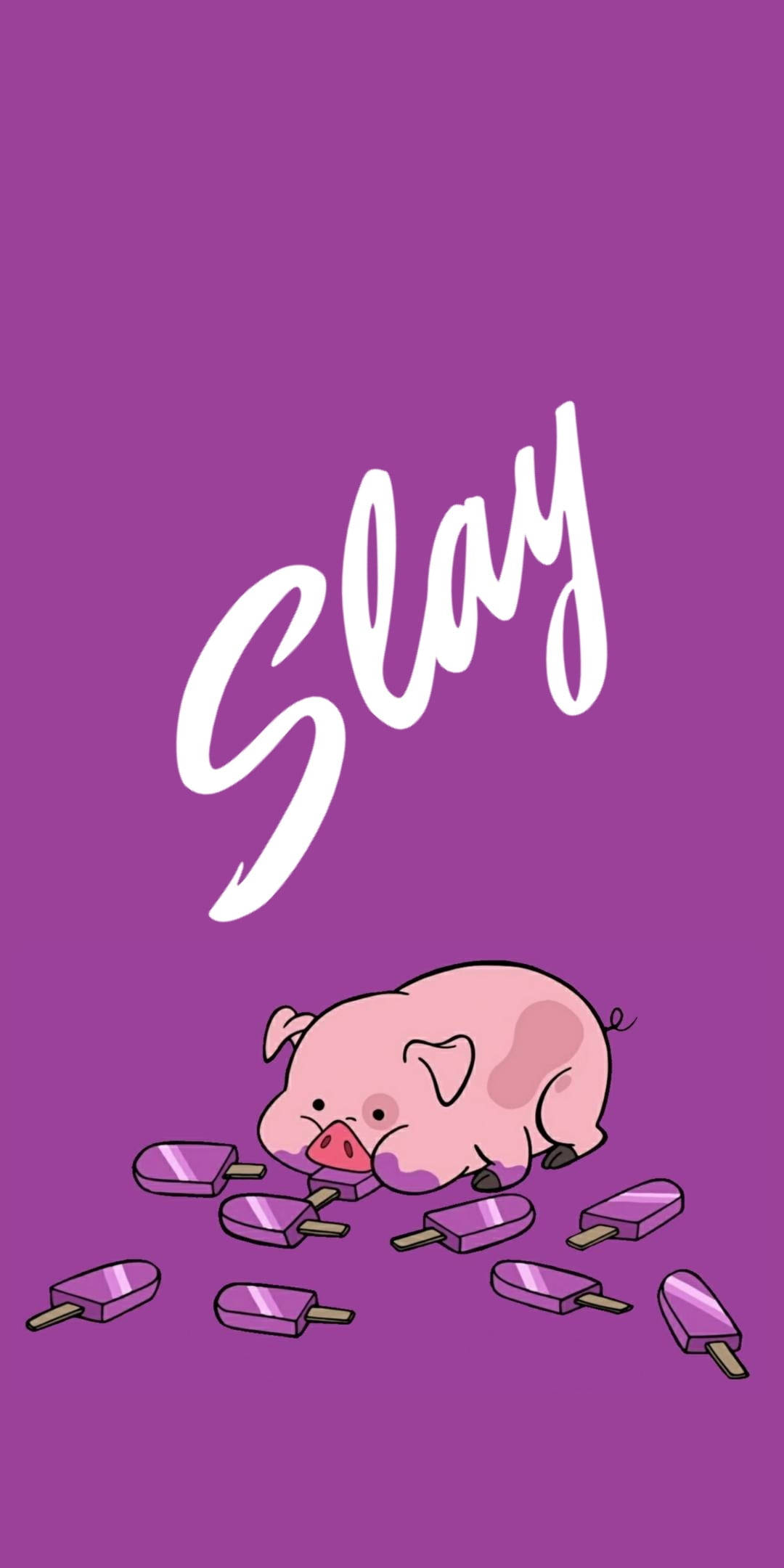 Waddles comiendo helado Fondos de pantalla