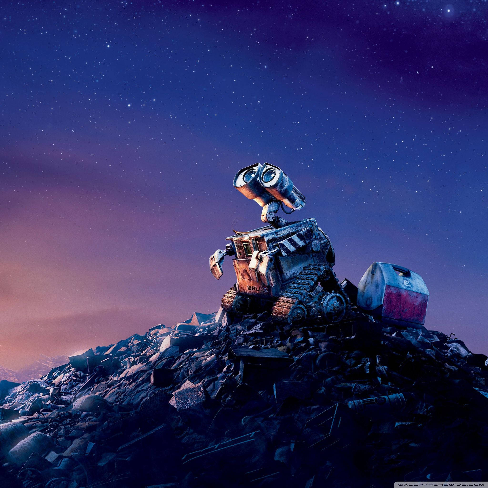 Wall-E Cielo Nocturno para iPad Retina Fondos de pantalla