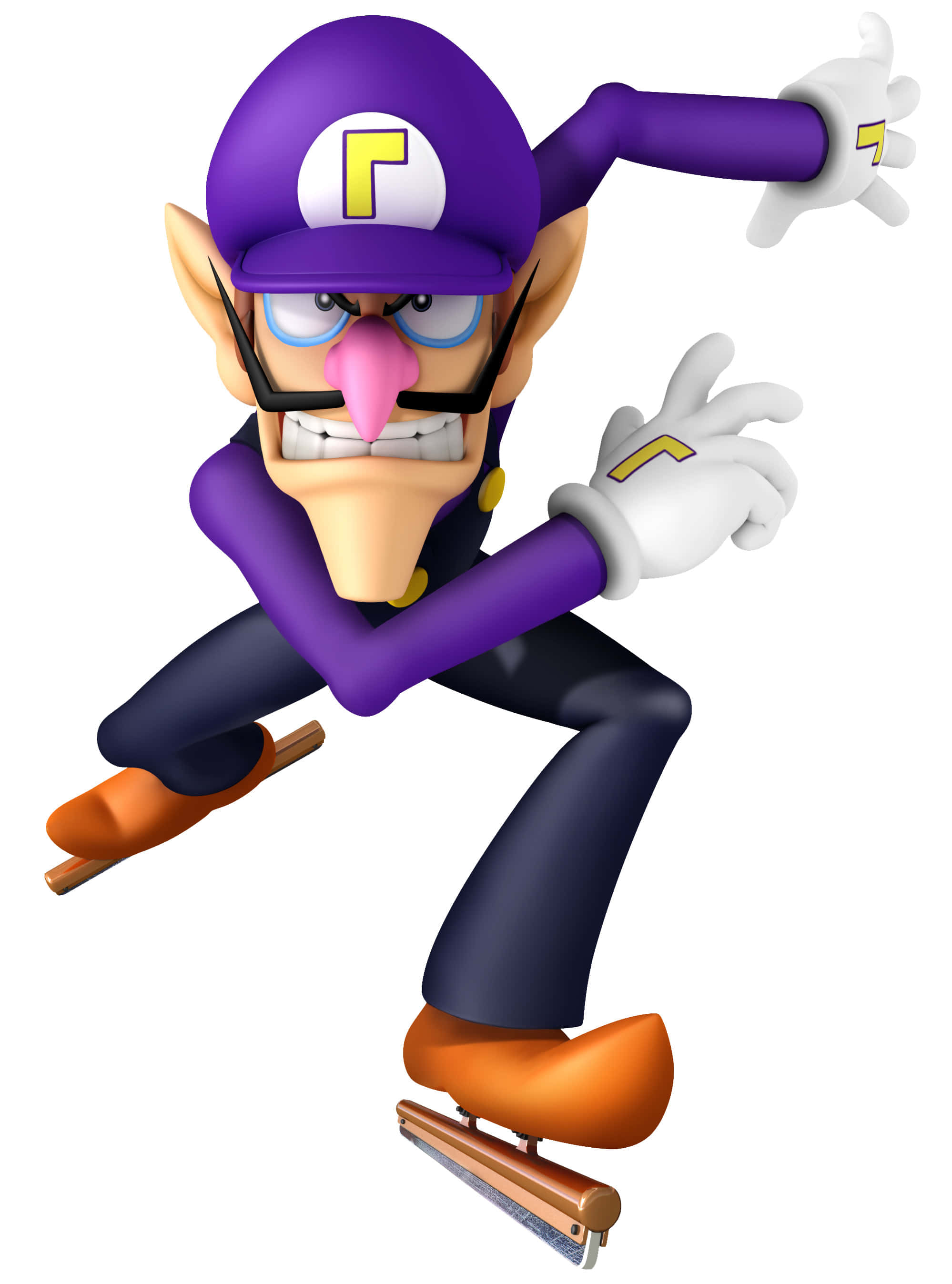 Waluigi Desata su Estilo Característico Fondos de pantalla