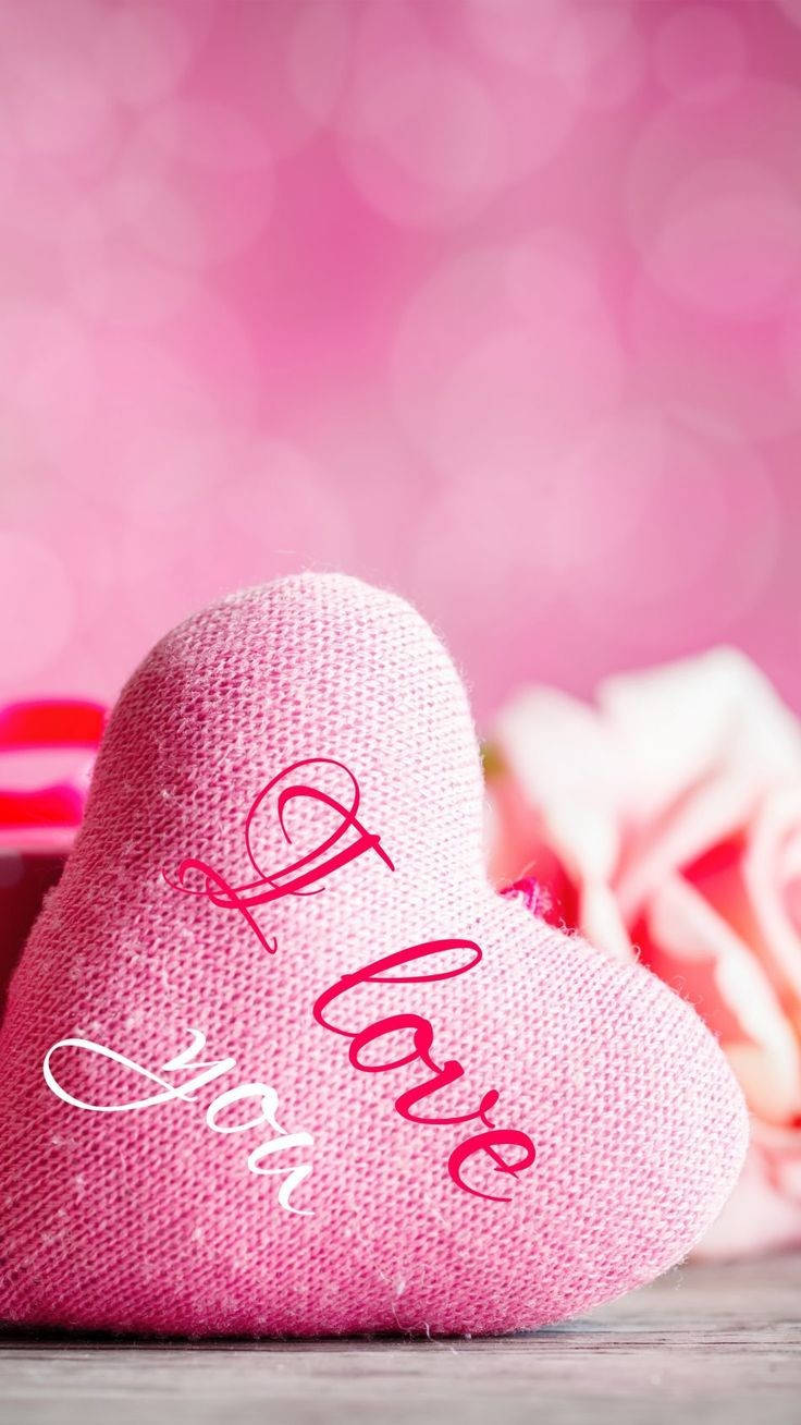 WhatsApp DP Corazón Rosa Fondos de pantalla