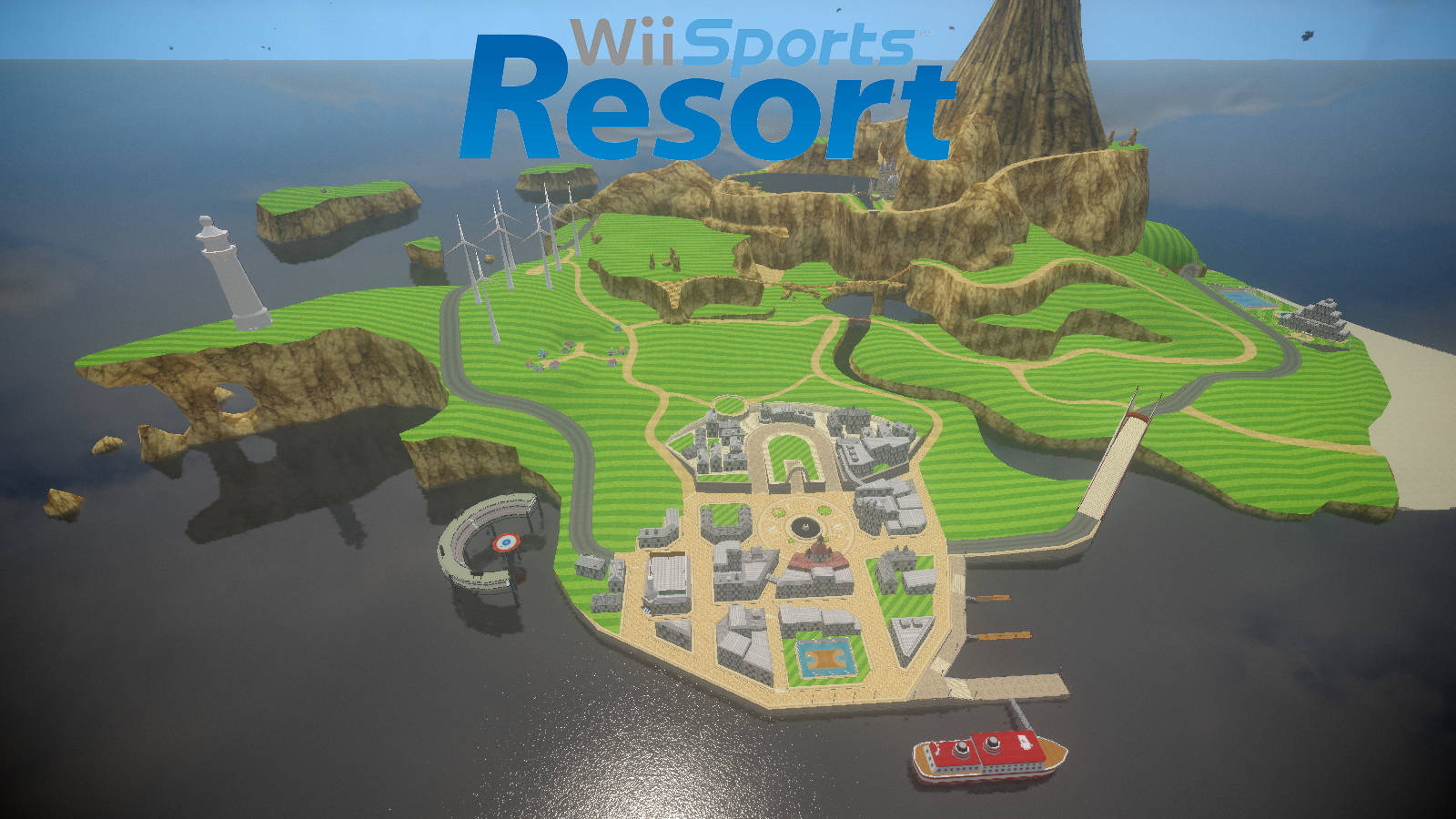Wii Sports Resort Isla Wuhu Fondos de pantalla