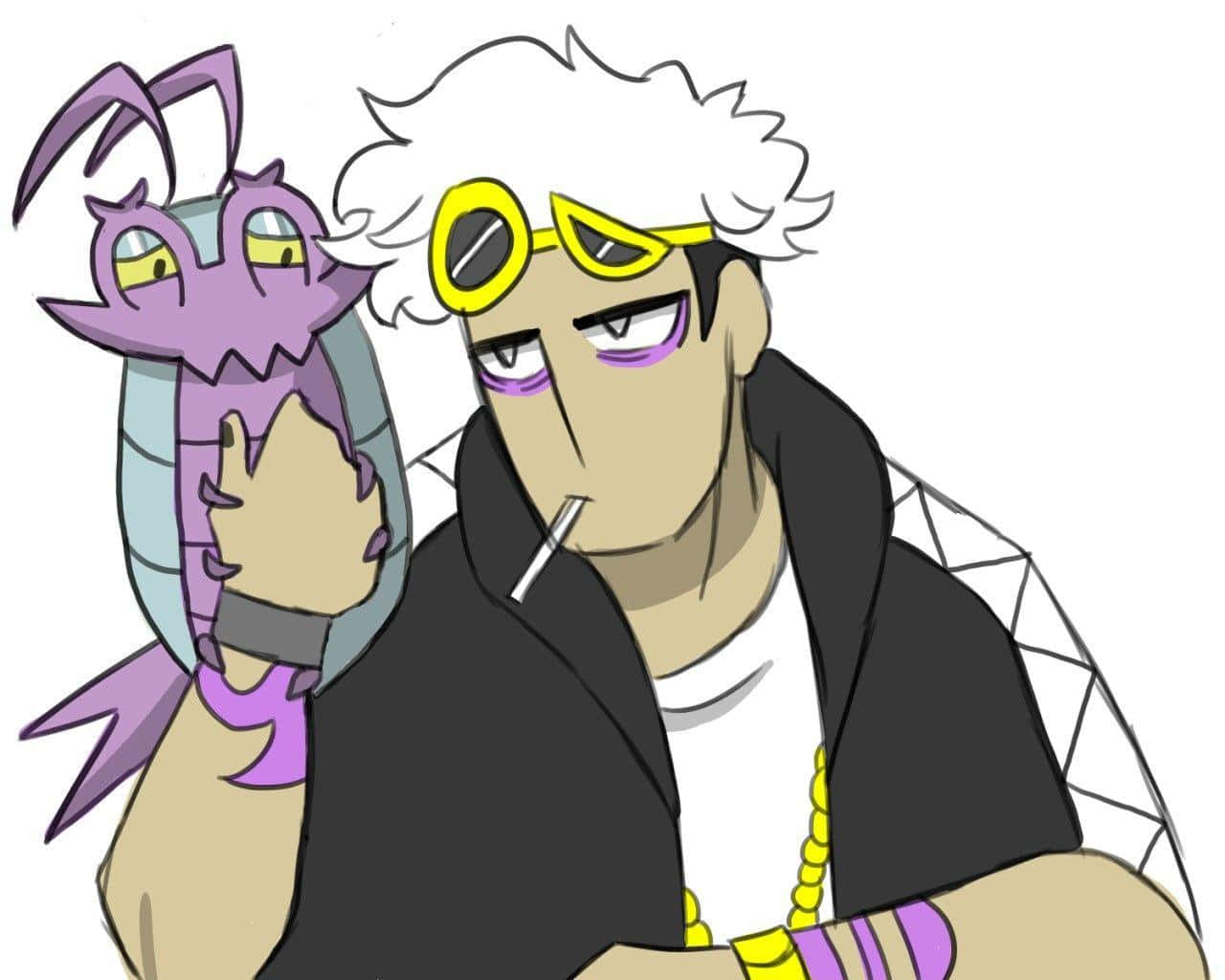 Wimpod con Guzma fumando Fondos de pantalla