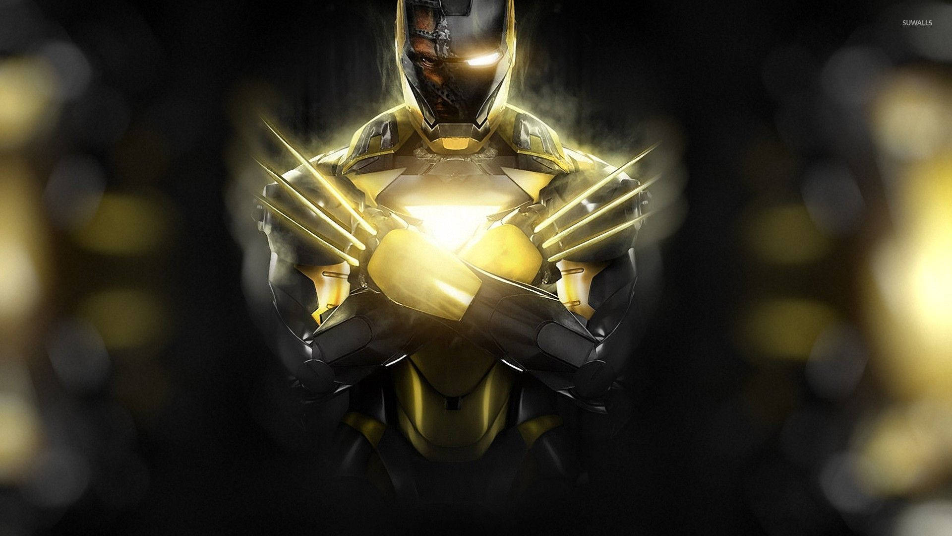 Fondo de pantalla de Wolverine Iron Man