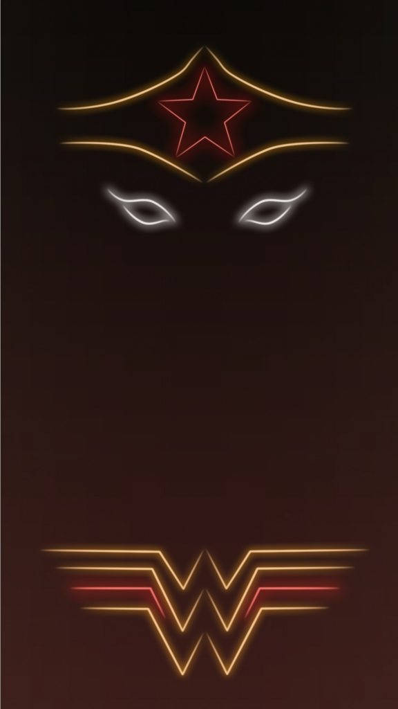 Wonder Woman Neón iPhone Fondos de pantalla