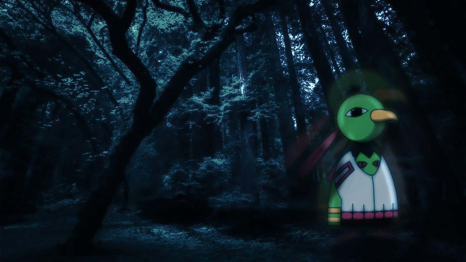 Xatu en un bosque oscuro Fondos de pantalla