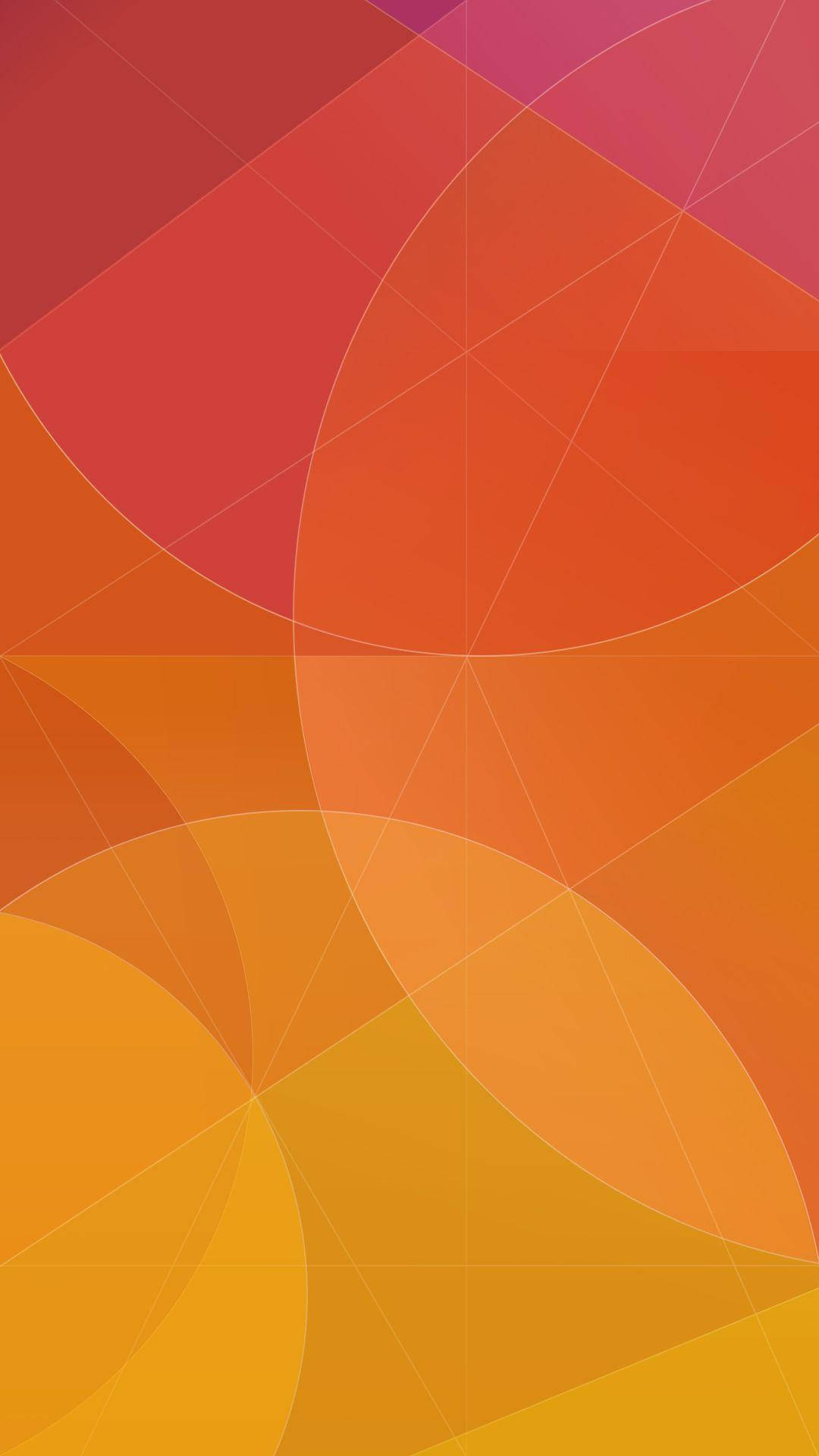 Xiaomi Orange Circles Fondos de pantalla