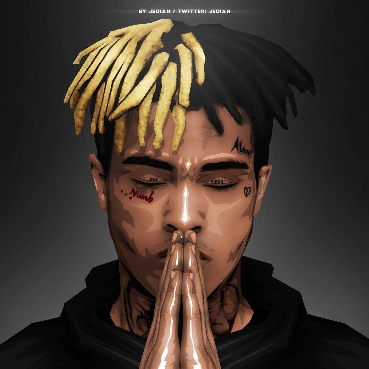 Xxxtentacion Anime Manos Rezando Fondos de pantalla
