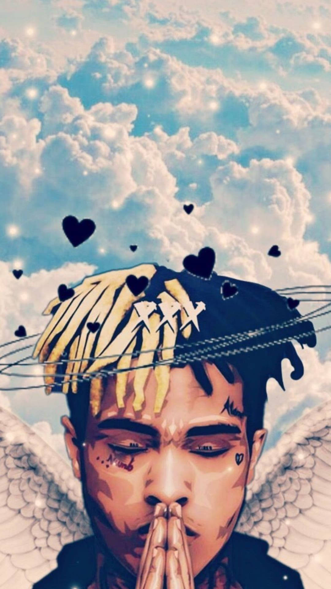 Xxxtentacion Anime Alas de Ángel Fondos de pantalla