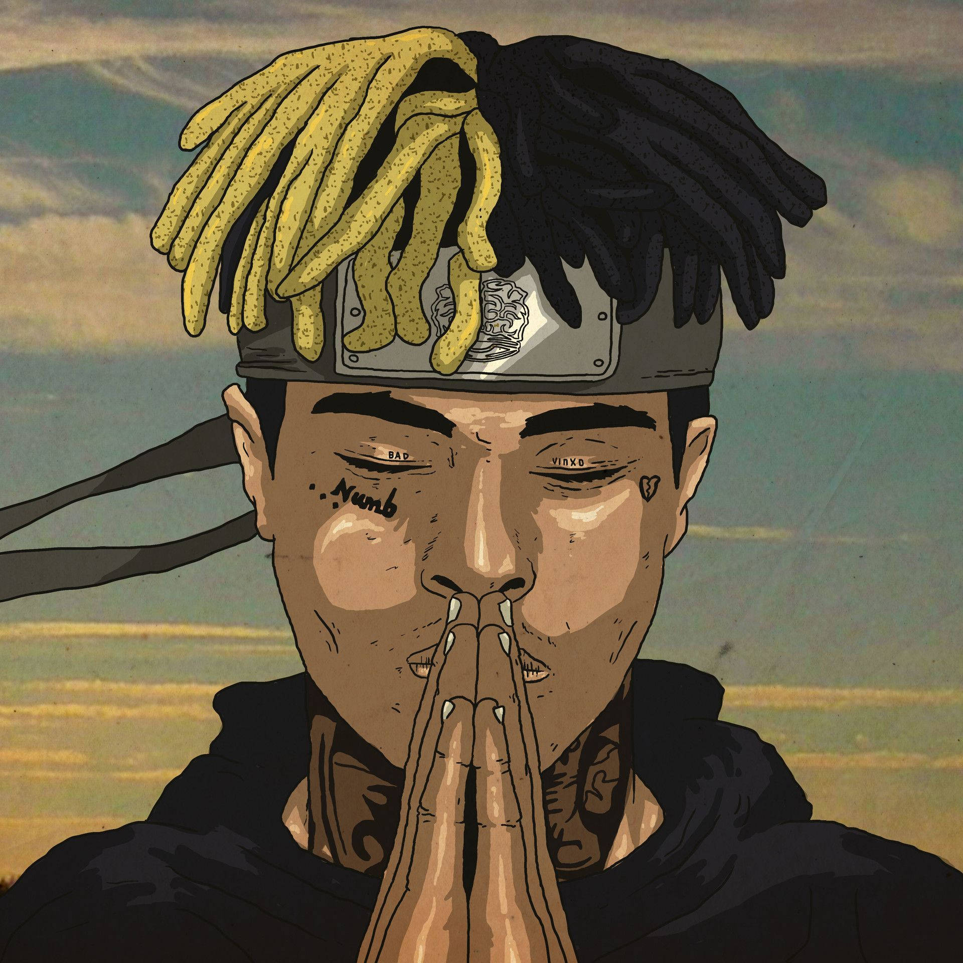 Xxxtentacion Anime Rezando Rapero Fondos de pantalla