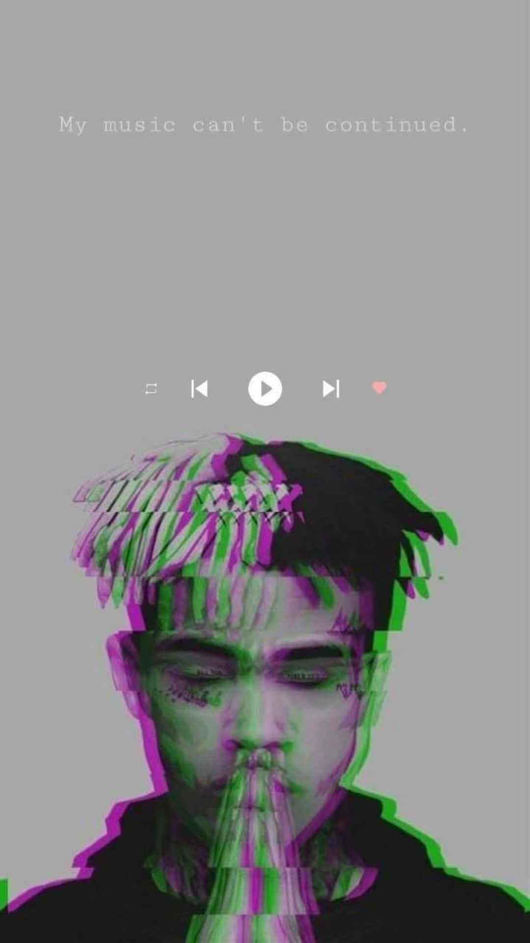 Xxxtentacion PFP con efecto glitch Fondos de pantalla