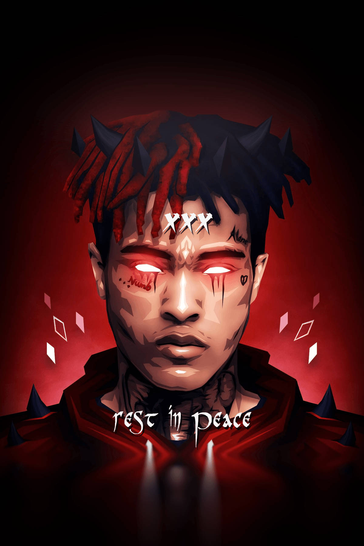 Xxxtentacion rapero anime con cuernos Fondos de pantalla
