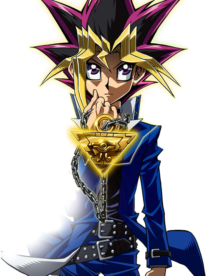Yugi Muto, el Rey de los Juegos, en acción Fondos de pantalla