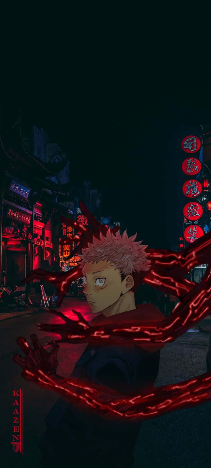 Yuji Itadori de Jujutsu Kaisen: Fondo de pantalla para Android Fondos de pantalla
