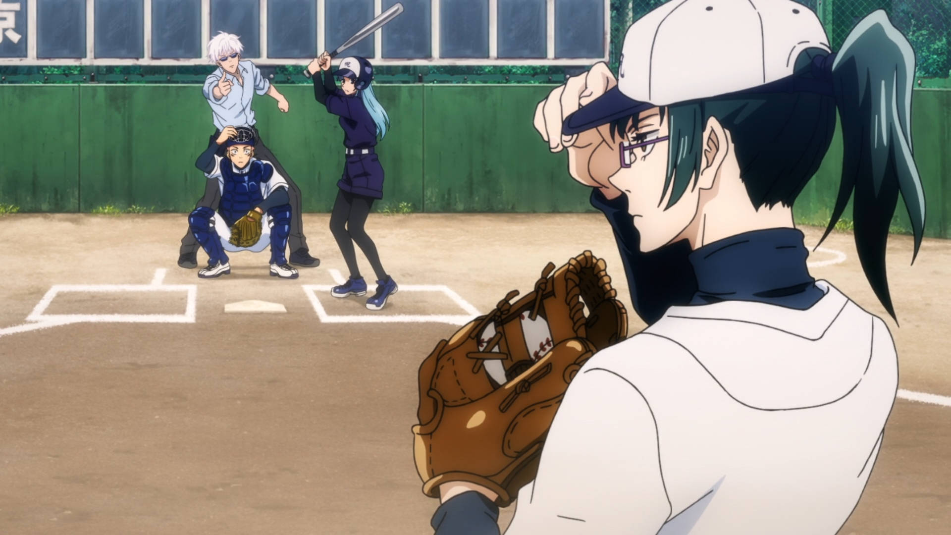 Yuji Itadori juega un partido de béisbol en el mundo de Jujutsu Kaisen Fondos de pantalla