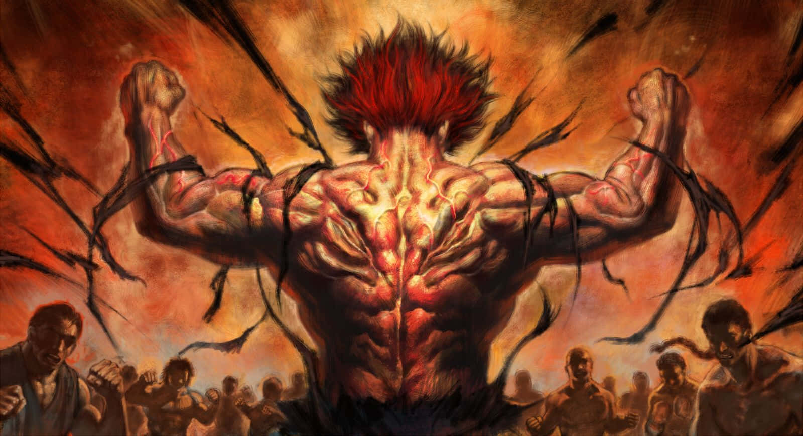 Yujiro Hanma Anime Escritorio Fondos de pantalla