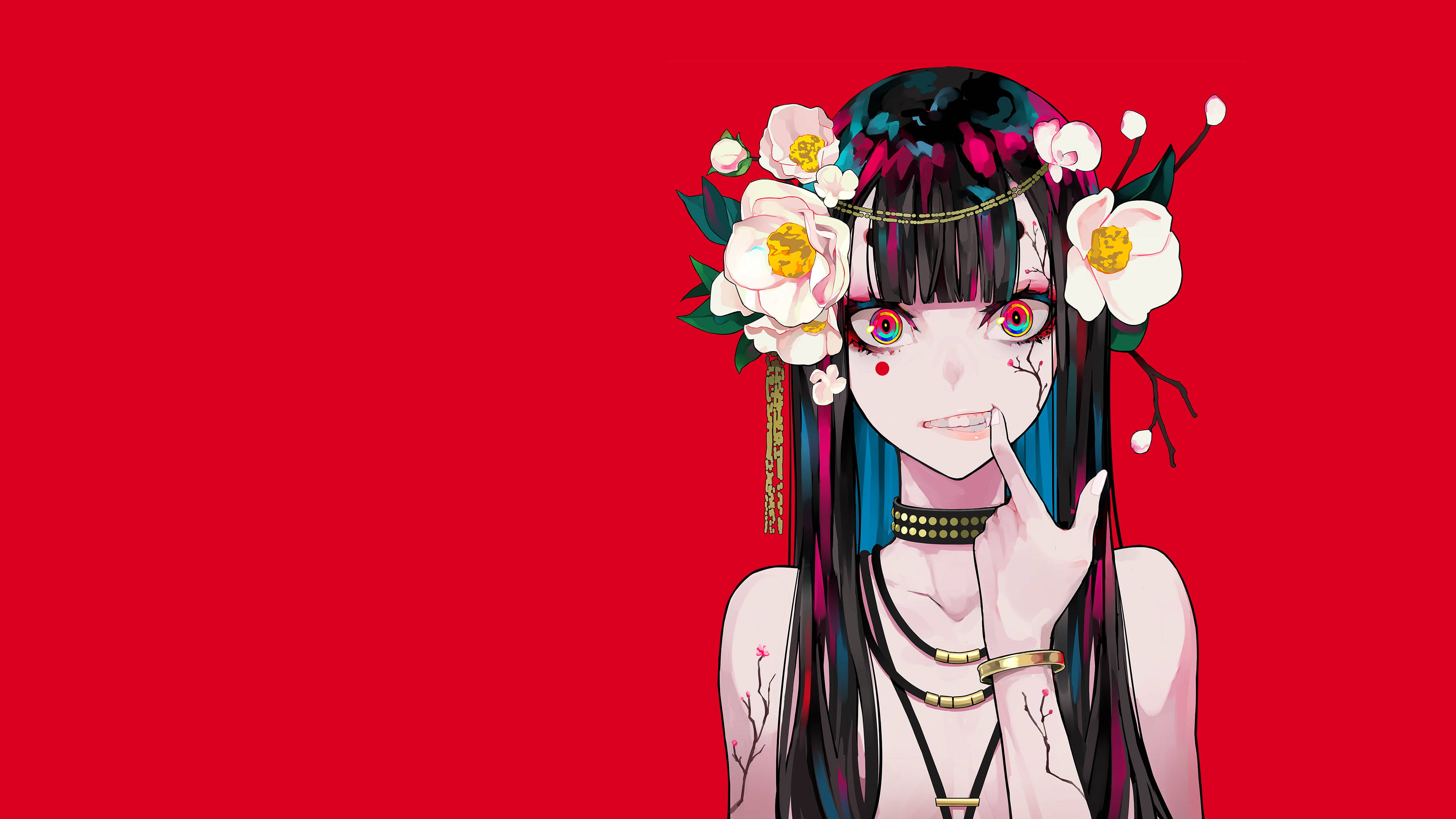 Yumeko Jabami rojo anime Fondos de pantalla