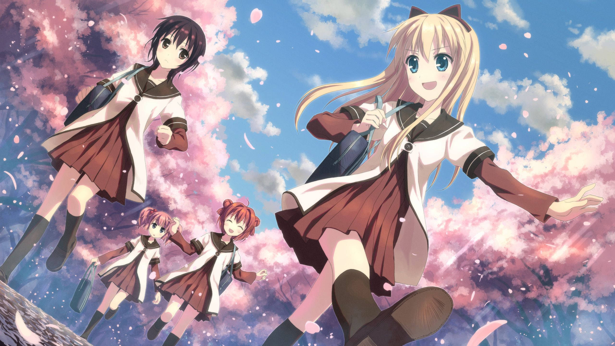 Yuru Yuri Anime Lesbiana Fondos de pantalla