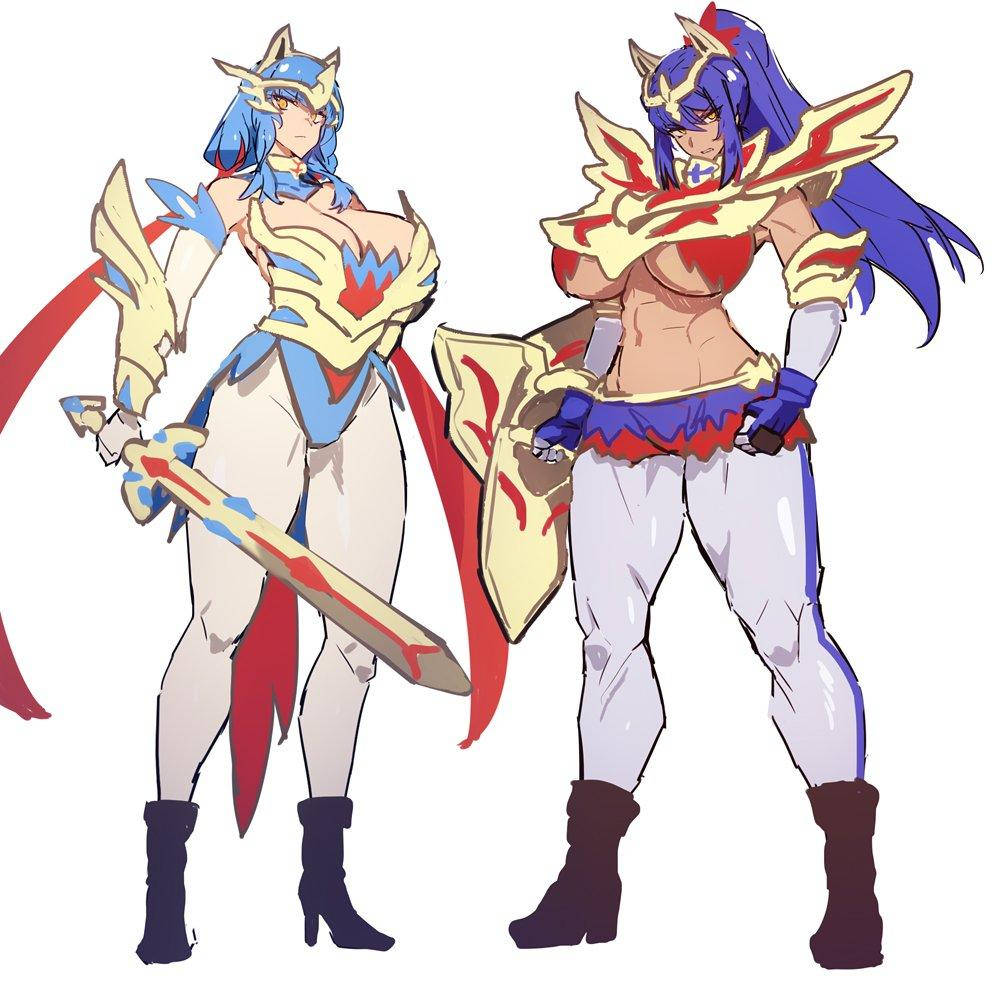 Zacian y Zamazenta como Mujeres Fondos de pantalla