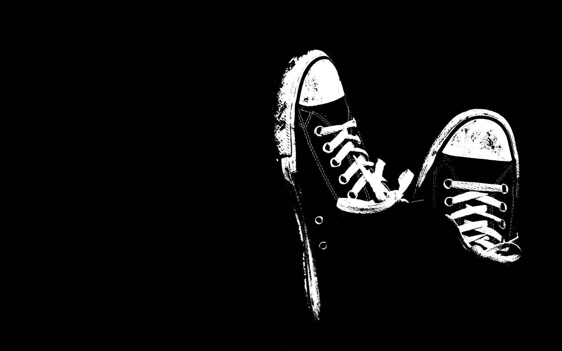 Zapatos Converse Negros Geniales Fondos de pantalla