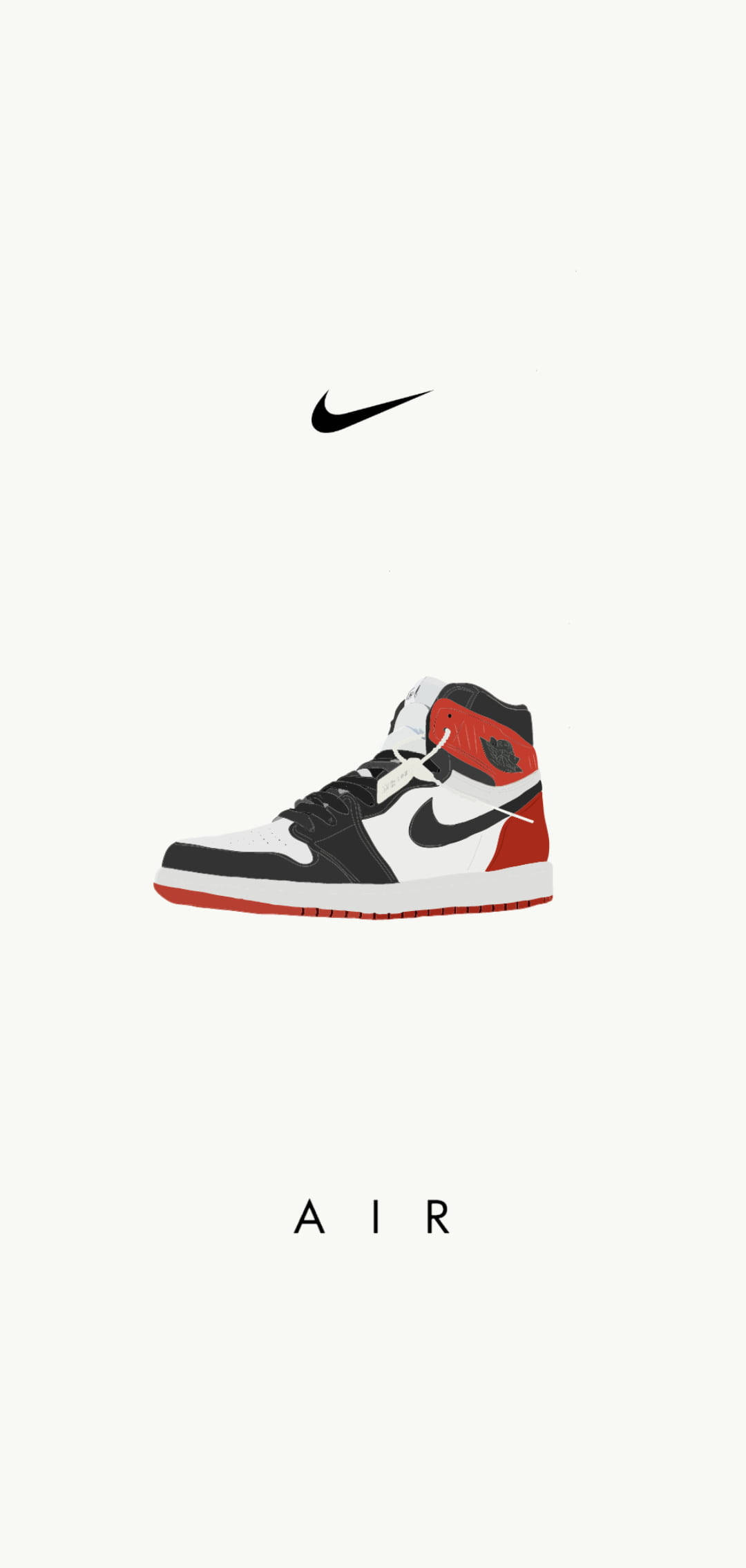 Zapatos Nike Air de caricatura Fondos de pantalla