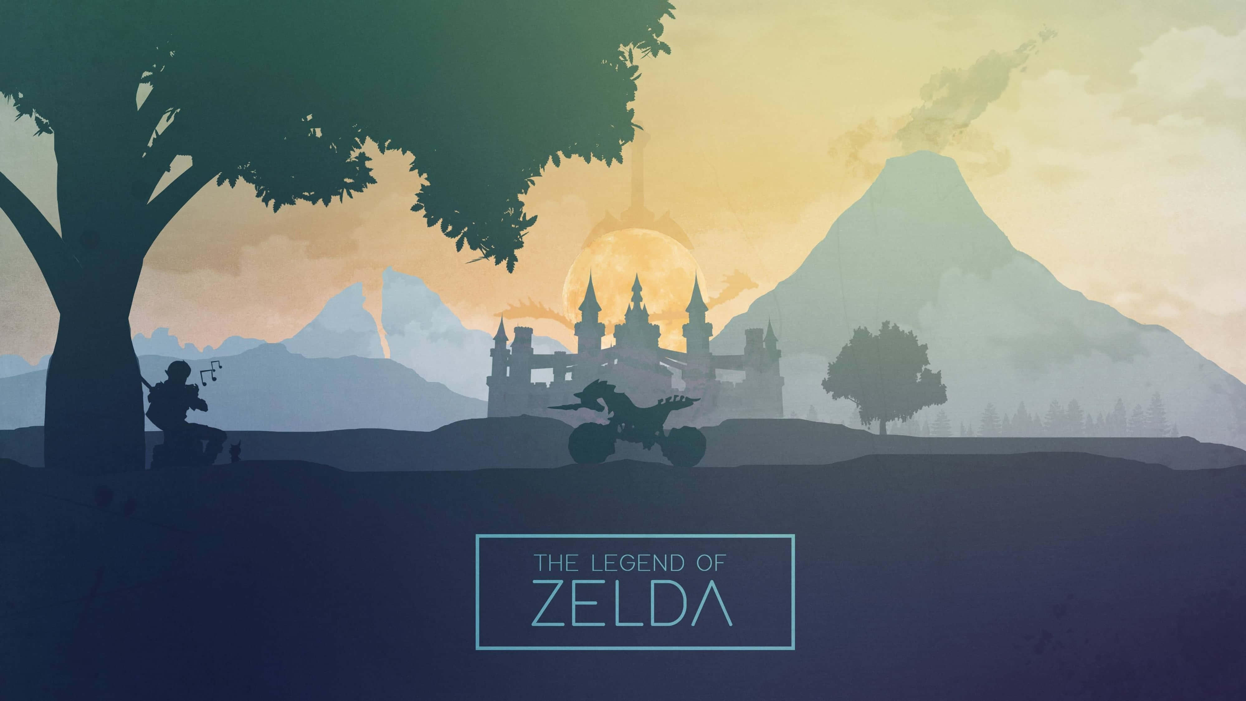 Zelda Breath Of The Wild 4K Arte en Capas Fondos de pantalla