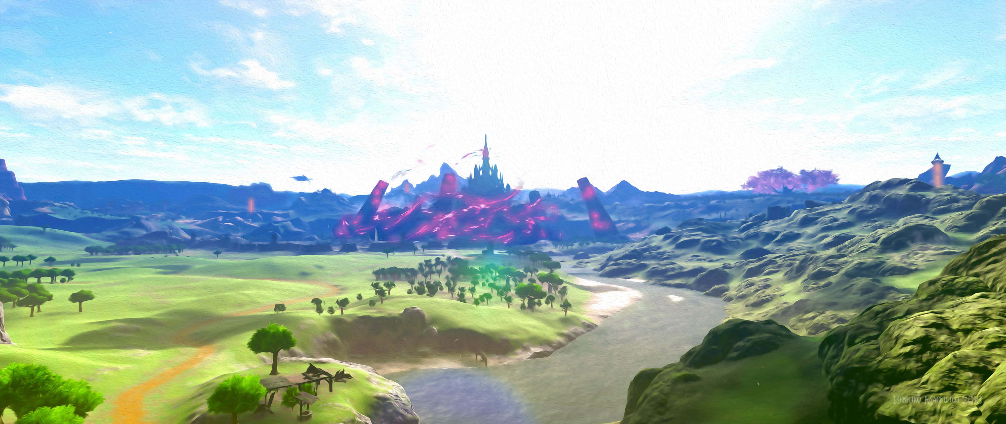 Zelda Breath Of The Wild 4K Naturaleza Diurna Fondos de pantalla