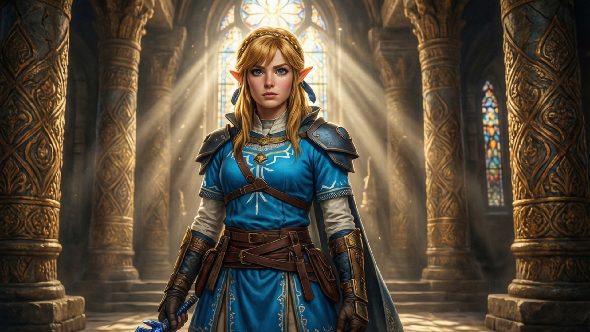 Zelda en el Templo Sagrado Fondos de pantalla
