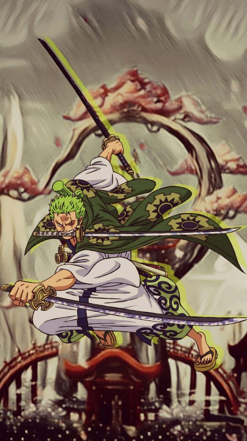 Zoro Wano en Batalla Fondos de pantalla