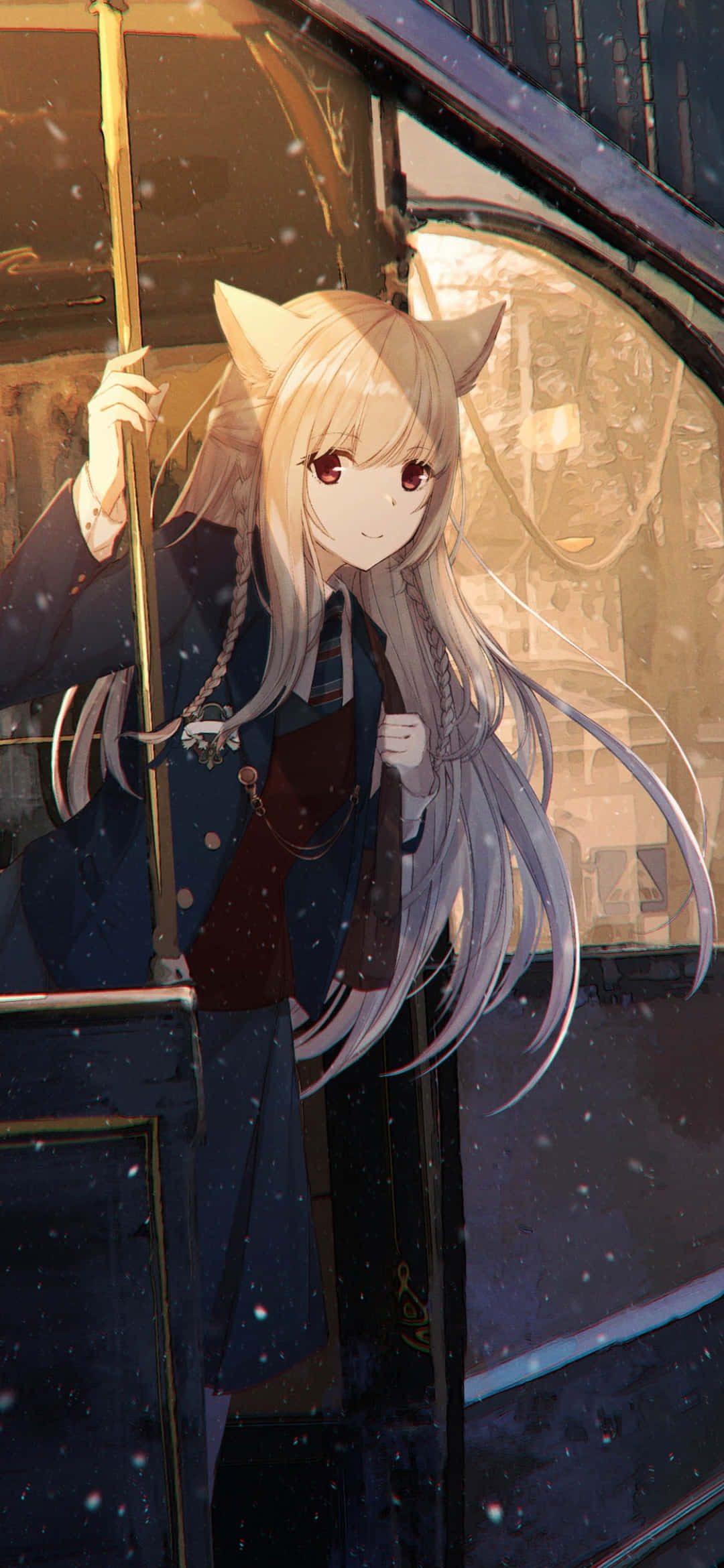Zorra Anime Genial en un Autobús Fondos de pantalla