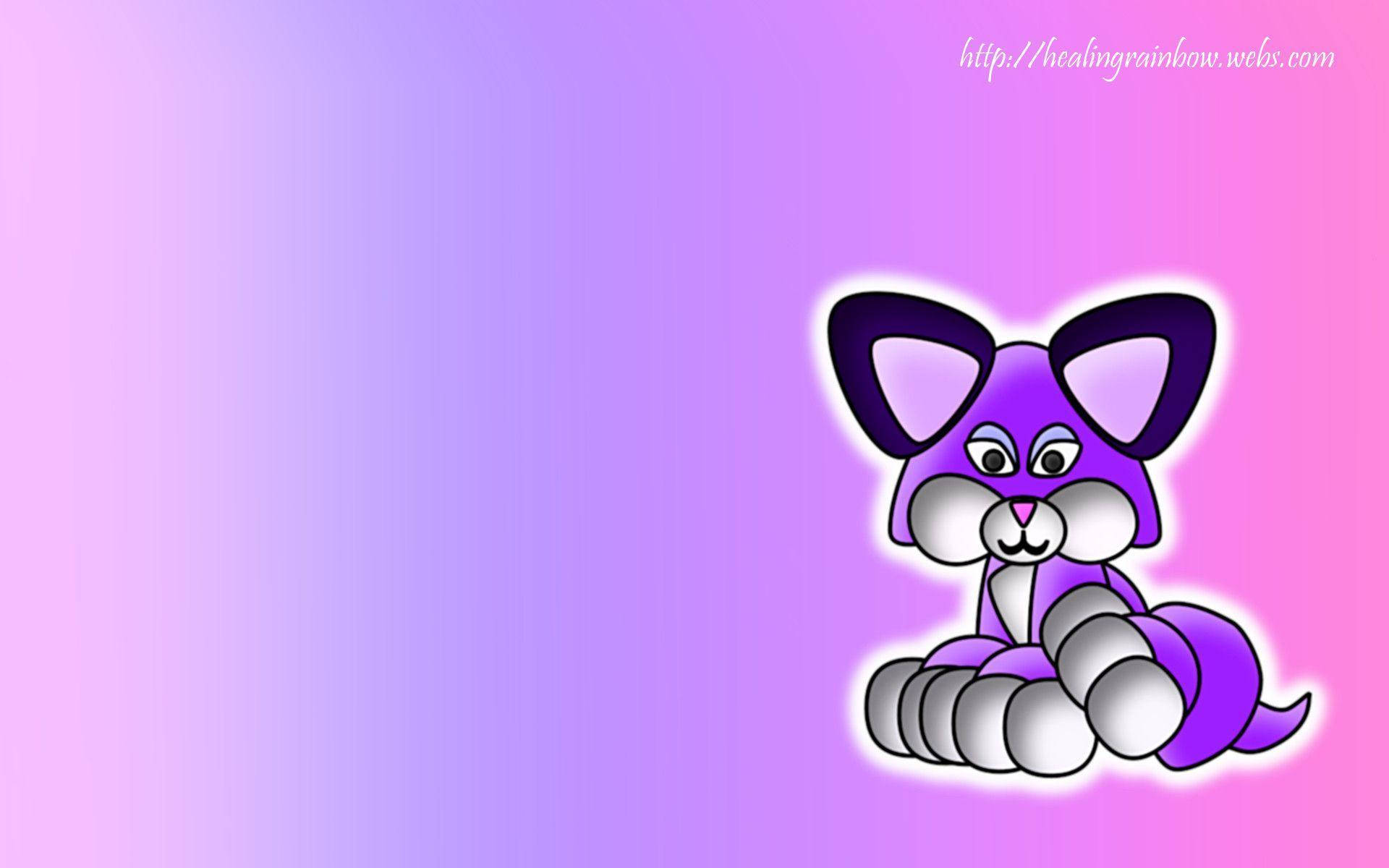 Zorro Morado Lindo para Escritorio Fondos de pantalla
