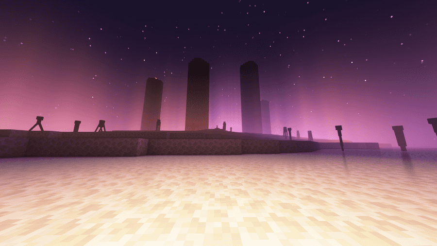 Minecraft, Fondo de Enderman de Minecraft, Fantasía, Estética Púrpura, Arte Pixelado
