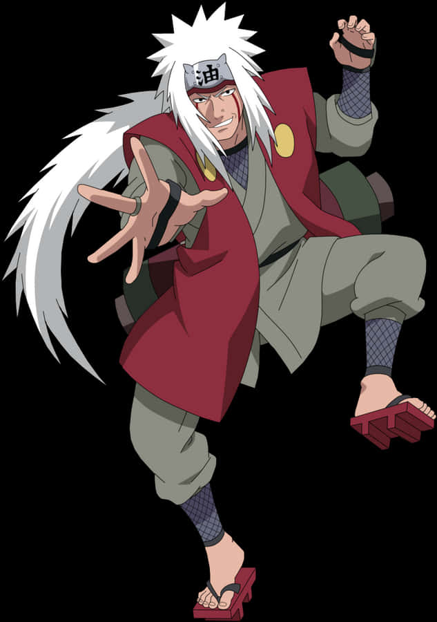 Jiraiya Personaje de Naruto Anime