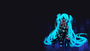 1920x1080 Anime Hatsune Miku Azul Luminiscente — Azul oscuro aesthetic Fondos de pantalla