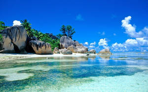 32K Ultra HD Playa Naturaleza Agua Cristalina
