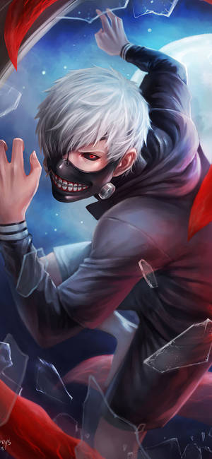 Ken Shattering Glass Tokyo Ghoul Iphone — iPhone 17 Pro Max Fondos de pantalla