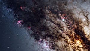 Fondo de pantalla 4k del espacio en el universo