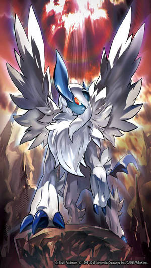 Absol con alas majestuosas — Pokemon Fondos de pantalla