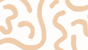 Abstracto estético crema minimalista
