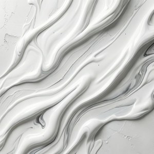 Arte fluido blanco con sombras sutiles, una pieza abstracta dinámica. — Estética blanca Fondos de pantalla