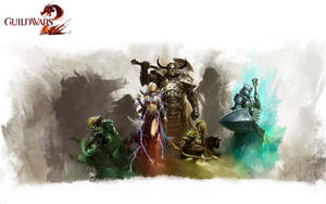 Abstracto Gris de Guild Wars 2 — Arte abstracto GIF Fondos de pantalla