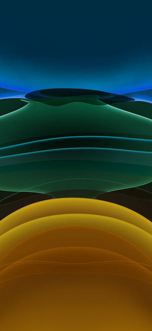 Verde Medianoche y Amarillo iOS 11 — Galaxy S25 Ultra Fondos de pantalla