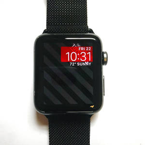 Fondo de pantalla de acabado de malla metálica de Apple Watch — Apple Watch Fondos de pantalla