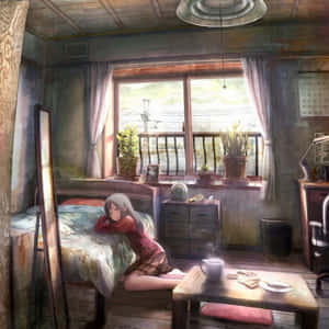 Imágenes de habitación de anime — Habitación anime GIF Fondos de pantalla