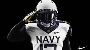 Fondo de pantalla del equipo de fútbol americano universitario Navy Midshipmen.