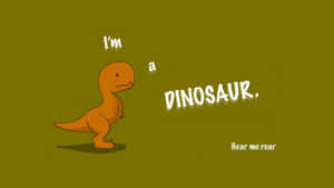 Adorable Bebé Dinosaurio Explorando el Mundo — Dinosaurio lindo Fondos de pantalla