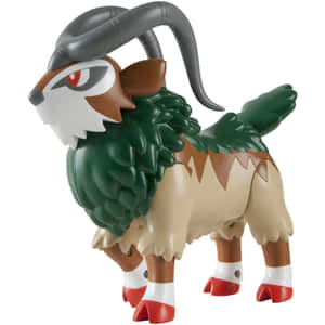 Adorable juguete de Gogoat sobre fondo blanco — Pokemon Teléfono Fondos de pantalla