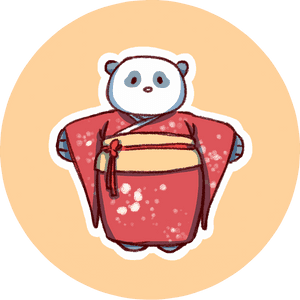 Adorable Panda en Atuendo Tradicional — Panda Fondos de pantalla