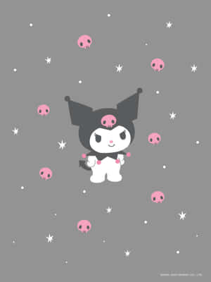 Adorable patrón de Kuromi Wallpaper — HMD Terra M Fondos de pantalla