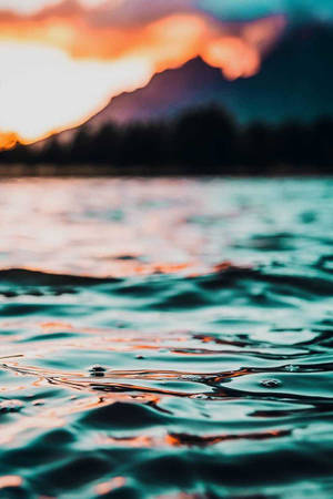 Fondo de pantalla de agua oceánica plácida. — Océano Fondos de pantalla